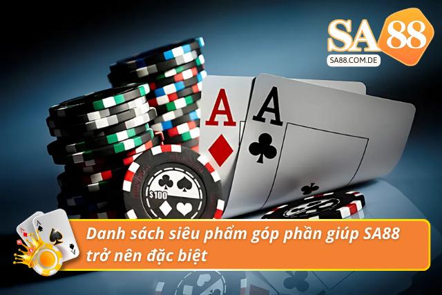 Top 3 sản phẩm đánh bài có lượt truy cập khủng